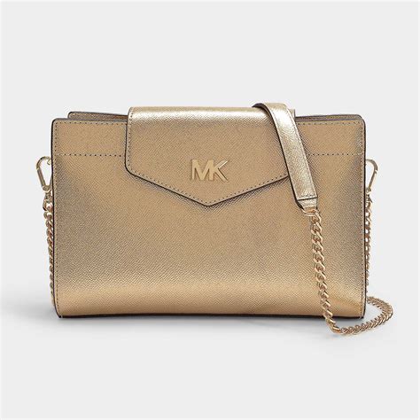 michael kors gold purse uk|Michael Kors gold crossbody bag.